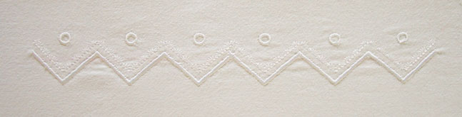 Bettwäsche nostalgisch Stickerei