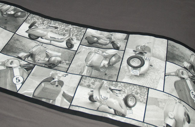 Bettüberwurf detail