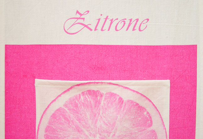 Paravent zitrus detail