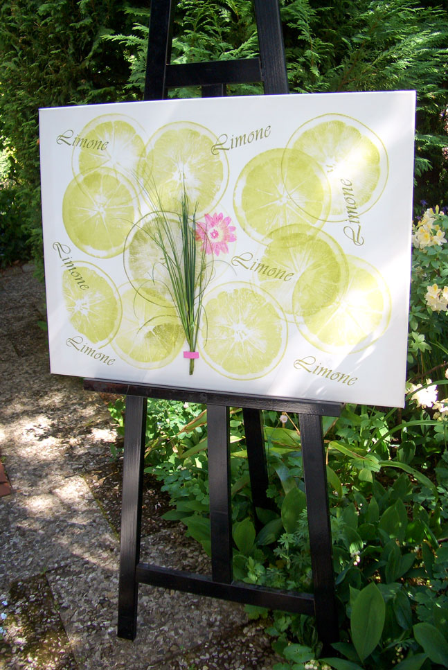 Leinwand Limonenmotiv